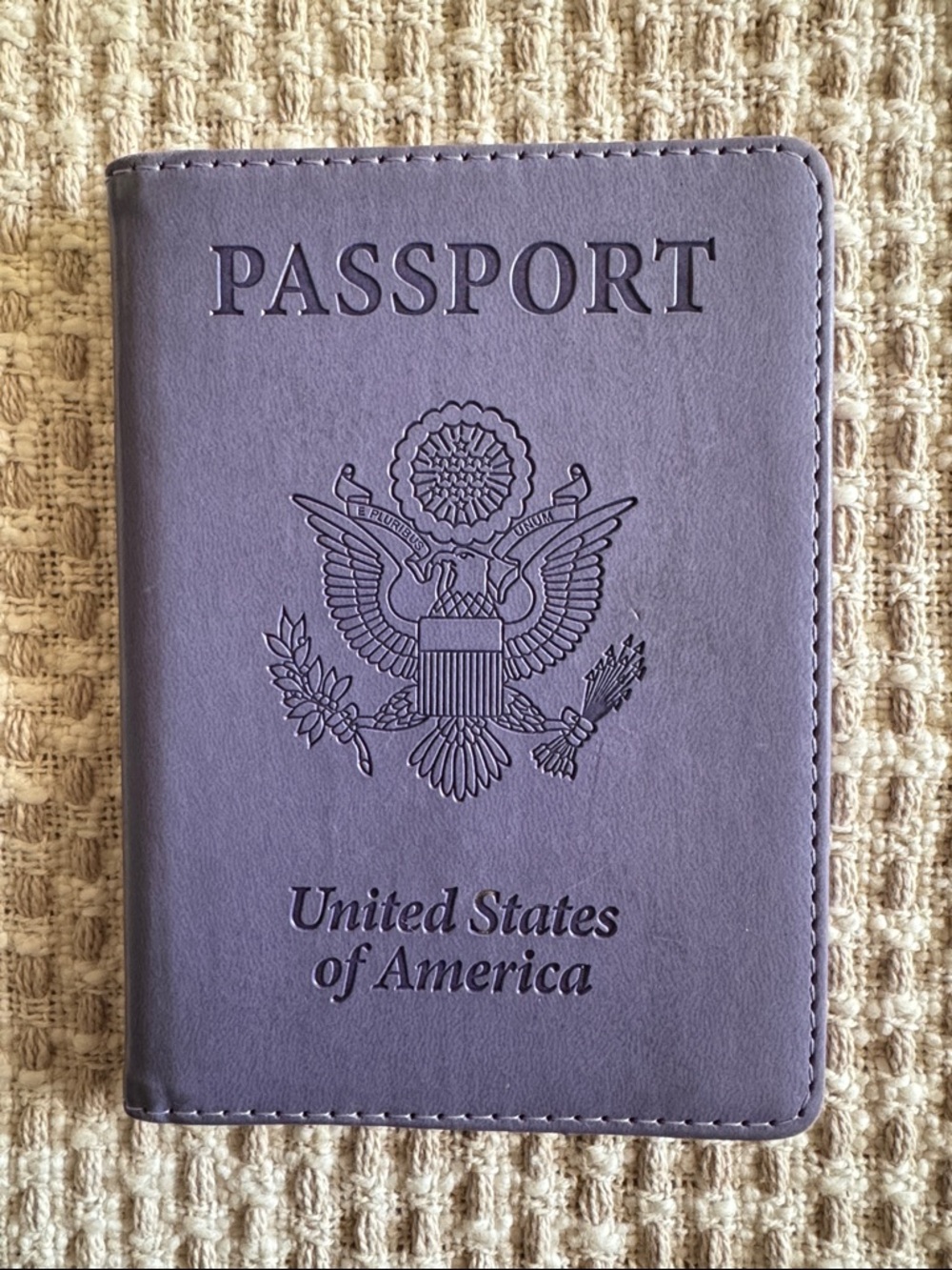 Lilac Passport Cover
